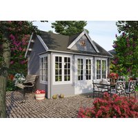 26% billiger! Fjordholz Holzgartenhaus Modell Teehaus Windsor 28 12m² Unkategorisiert online kaufen