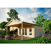 26% billiger! Holzgartenhaus Modell Julia 70 D 15m² Unkategorisiert online kaufen