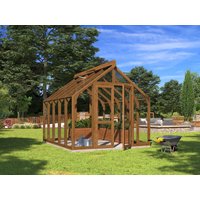 26% billiger! Lähe Premium Gewächshaus Modell Greenline Nr. 1 35m² Unkategorisiert online kaufen