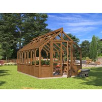 26% billiger! Lähe Premium Gewächshaus Modell Greenline Nr. 9 35m² Unkategorisiert online kaufen
