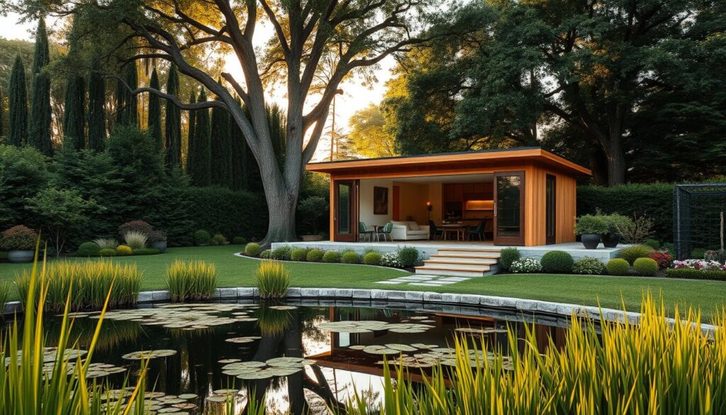 Planung eines Gartenhauses