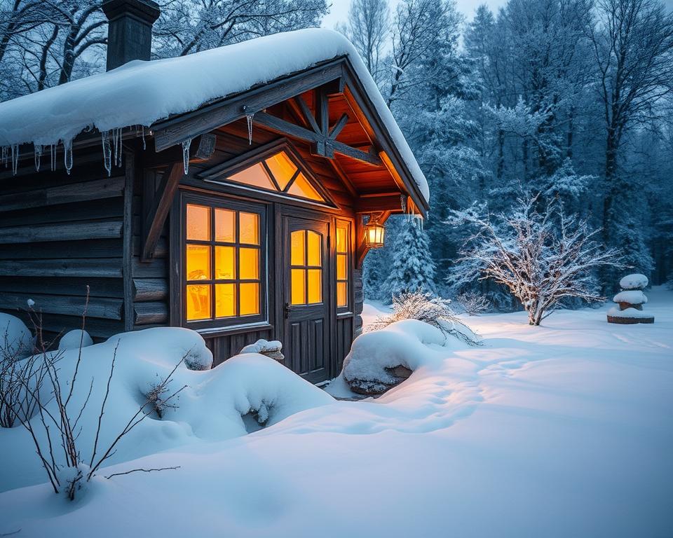 winterfestes Gartenhaus dämmen