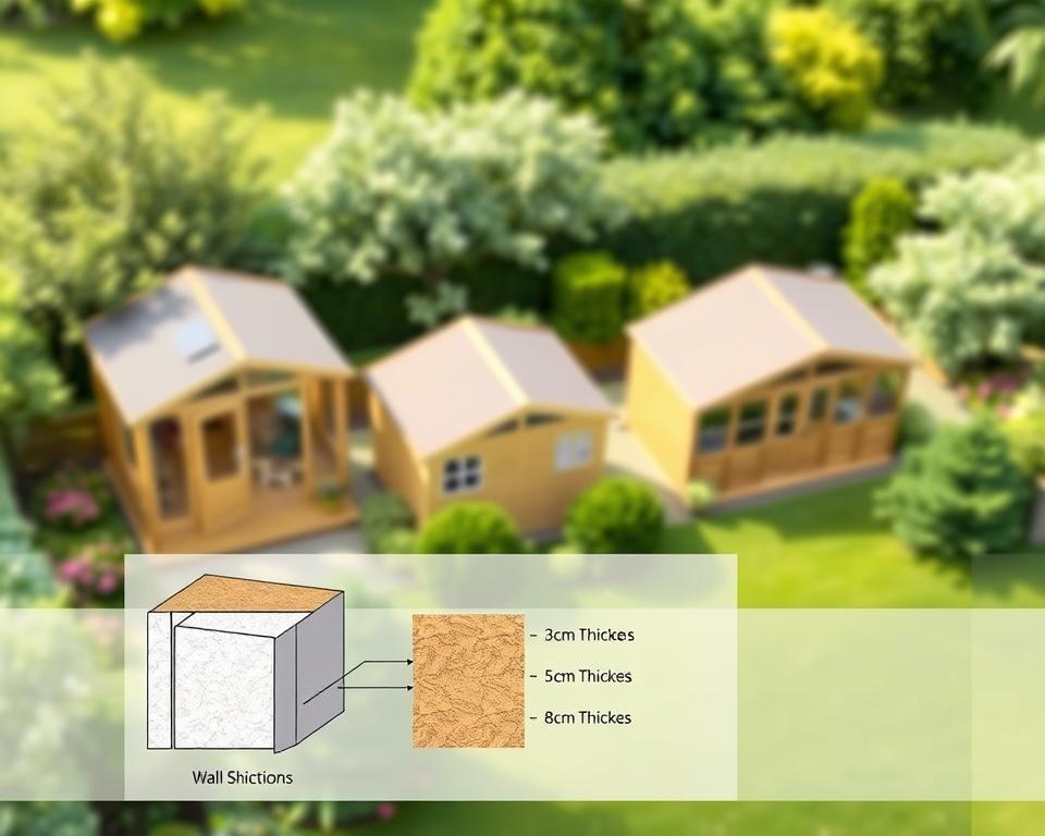 Gartenhaus Wandstärken im Vergleich Gartenhaus Wandstärken im Vergleich