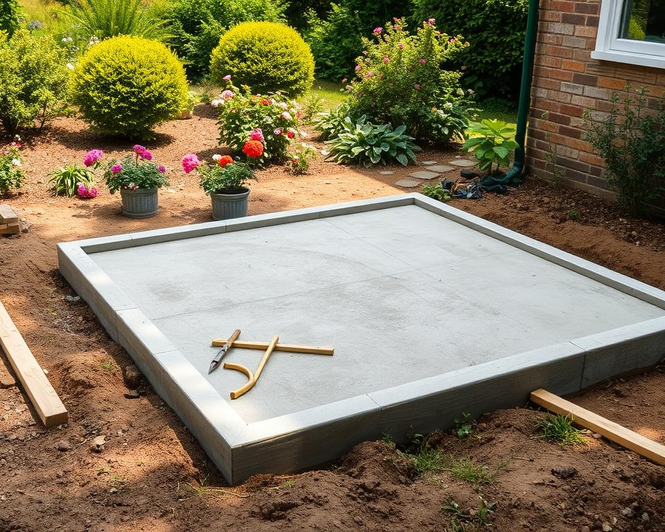 Streifenfundament Gartenhaus Bauanleitung