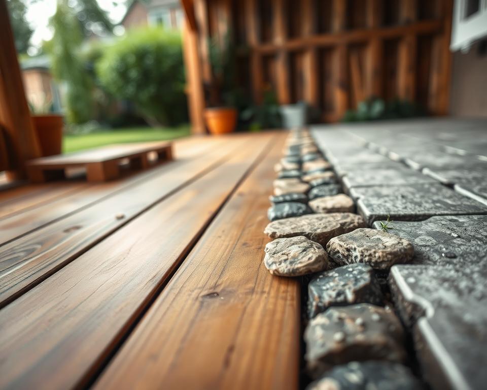 Vergleich Bodenbeläge Gartenhaus