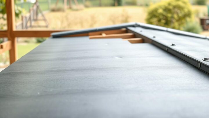 Das Flachdach auf dem Gartenhaus abdichten – Tipps & Tricks