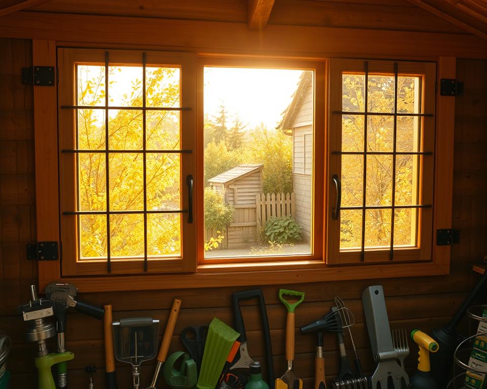 Fenstersicherheit für Gartenhäuser Fenstersicherheit für Gartenhäuser