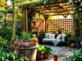 Boho-Gartengestaltung Inspiration