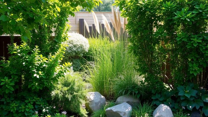 Natürlicher Sichtschutz Garten Ideen für mehr Privatsphäre