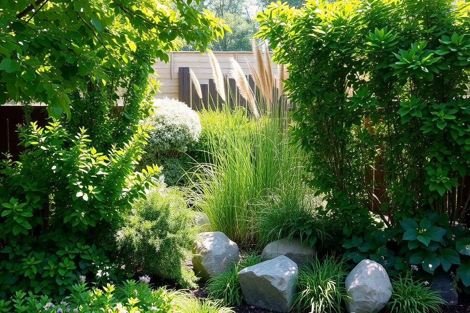 Natürlicher Sichtschutz Garten Ideen für mehr Privatsphäre