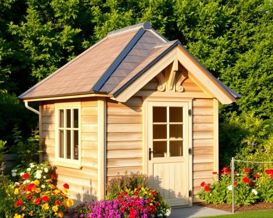 Gartenhaus Dachform