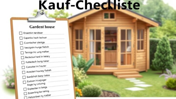 Gartenhaus-Kauf-Checkliste: Der Ultimative Ratgeber