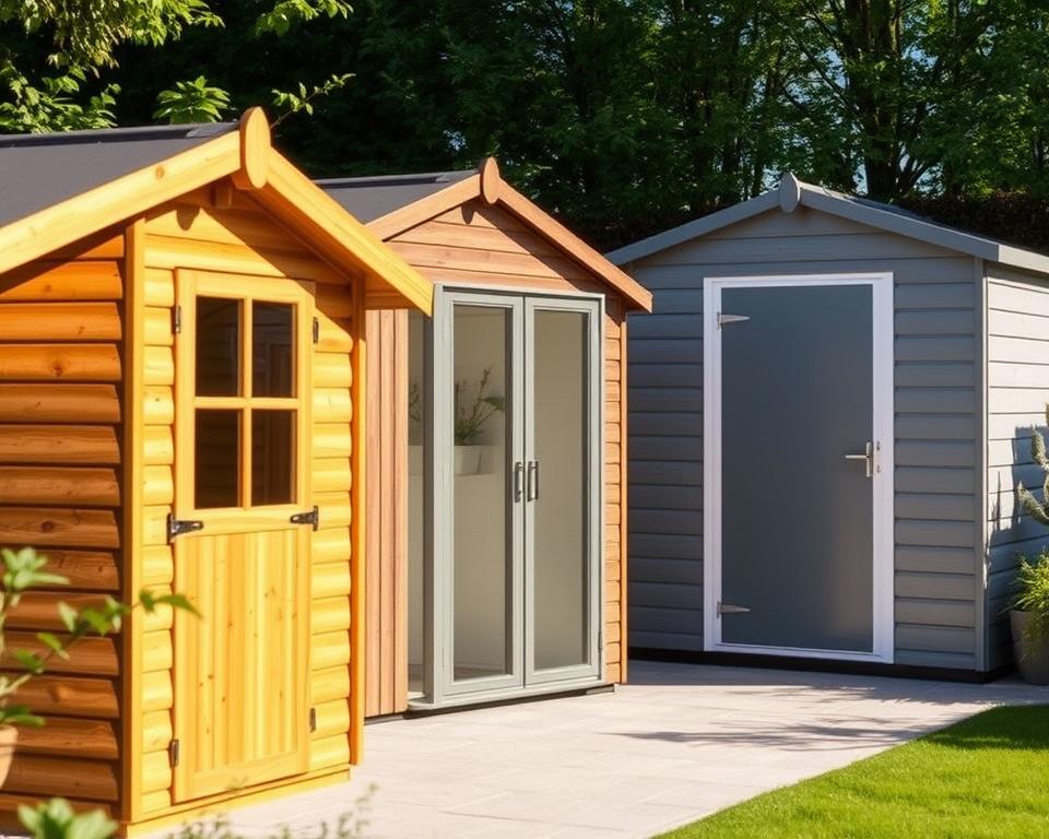 Gartenhaus Materialwahl