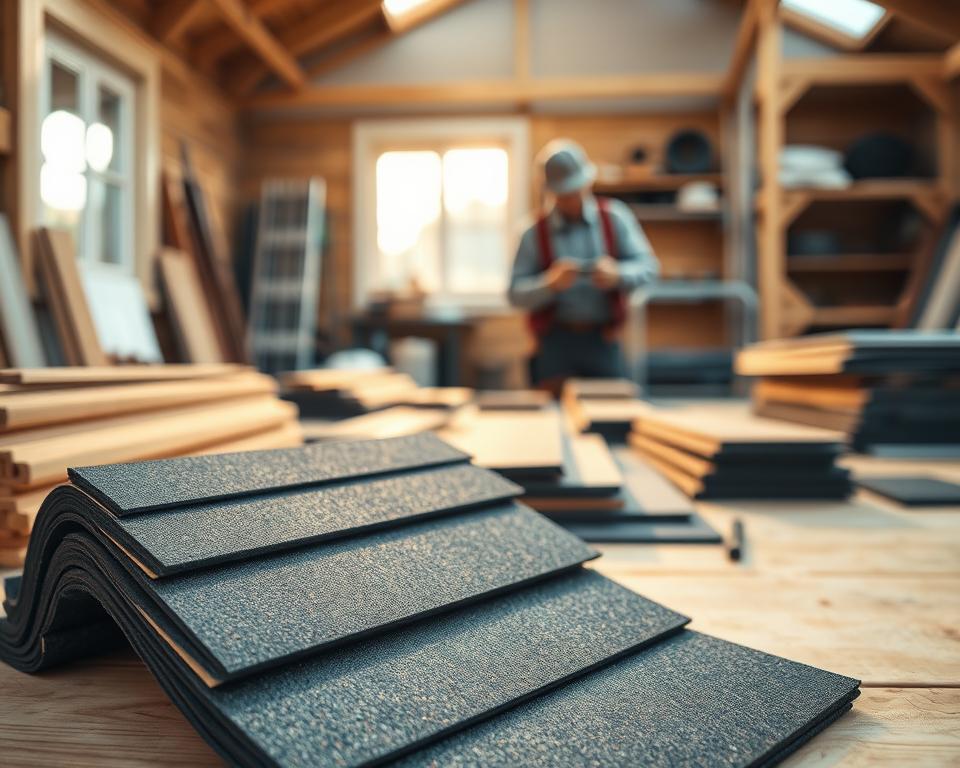 Bitumenschindeln Verlegung