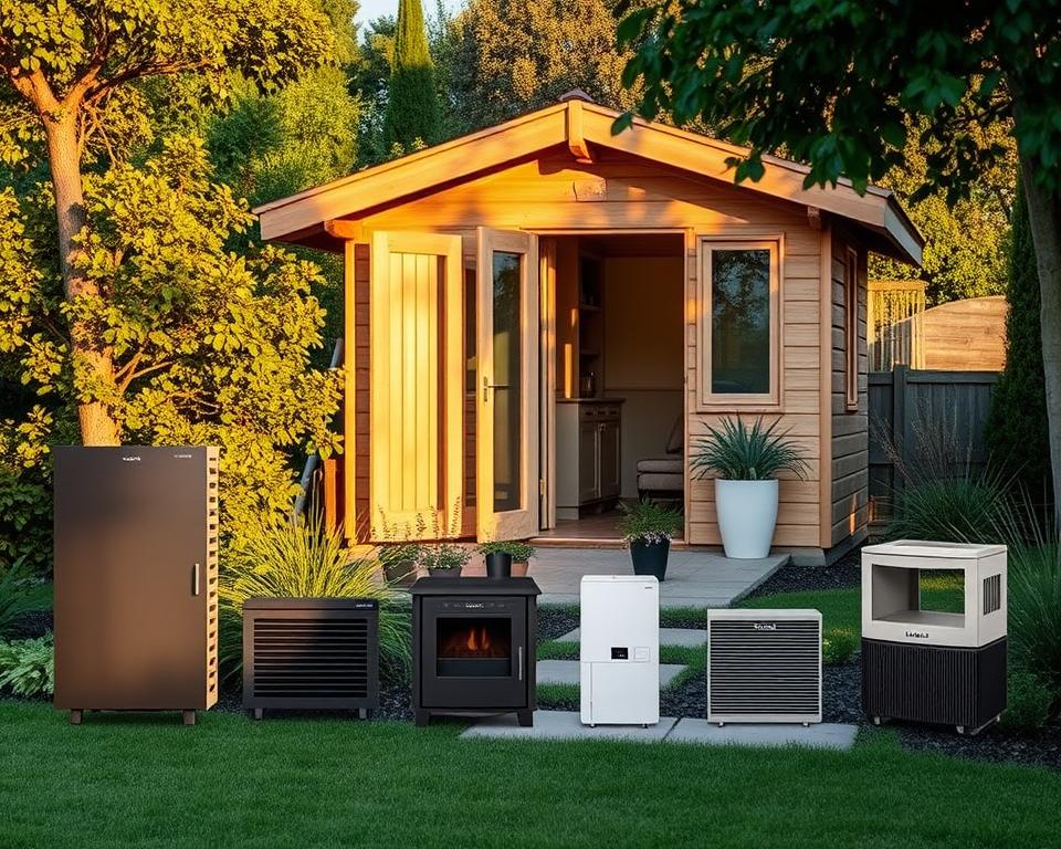 Gartenhaus Heizung Auswahl Faktoren