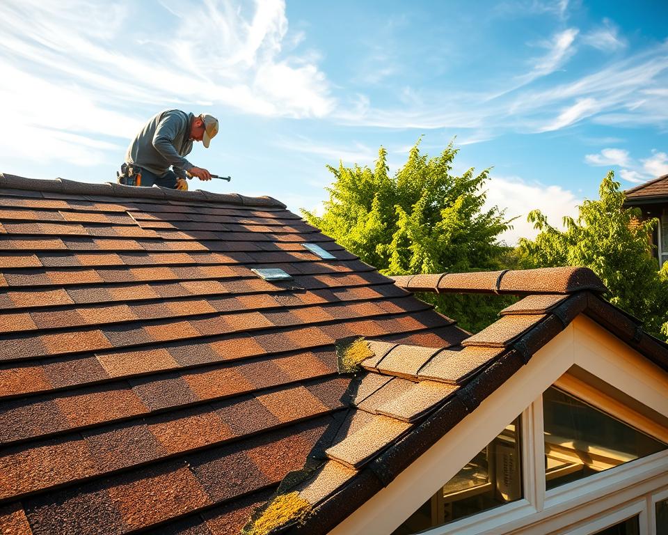 Gartenhausdach Wartung