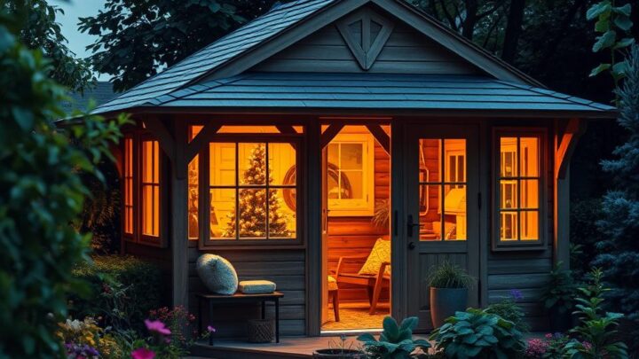 Heizung fürs Gartenhaus – Welche Möglichkeiten gibt es