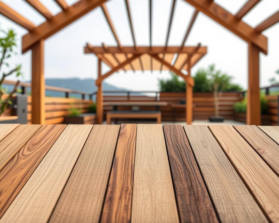 Holzarten Terrassenüberdachung