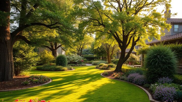 pflegeleichten großen Garten gestalten