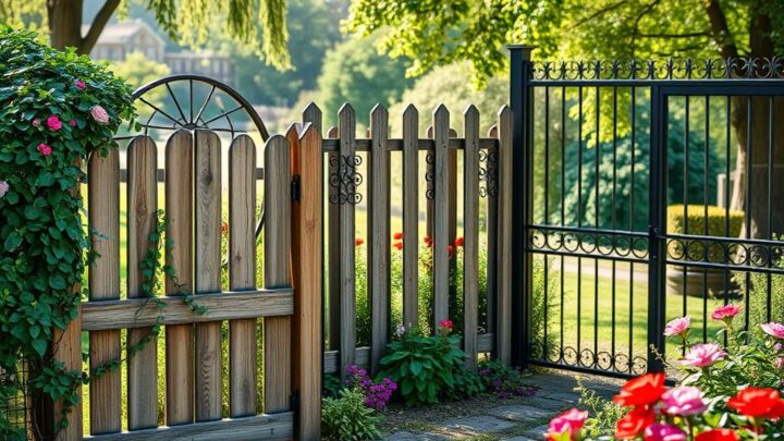 Die verschiedenen Arten von Gartentoren für Ihren Garten