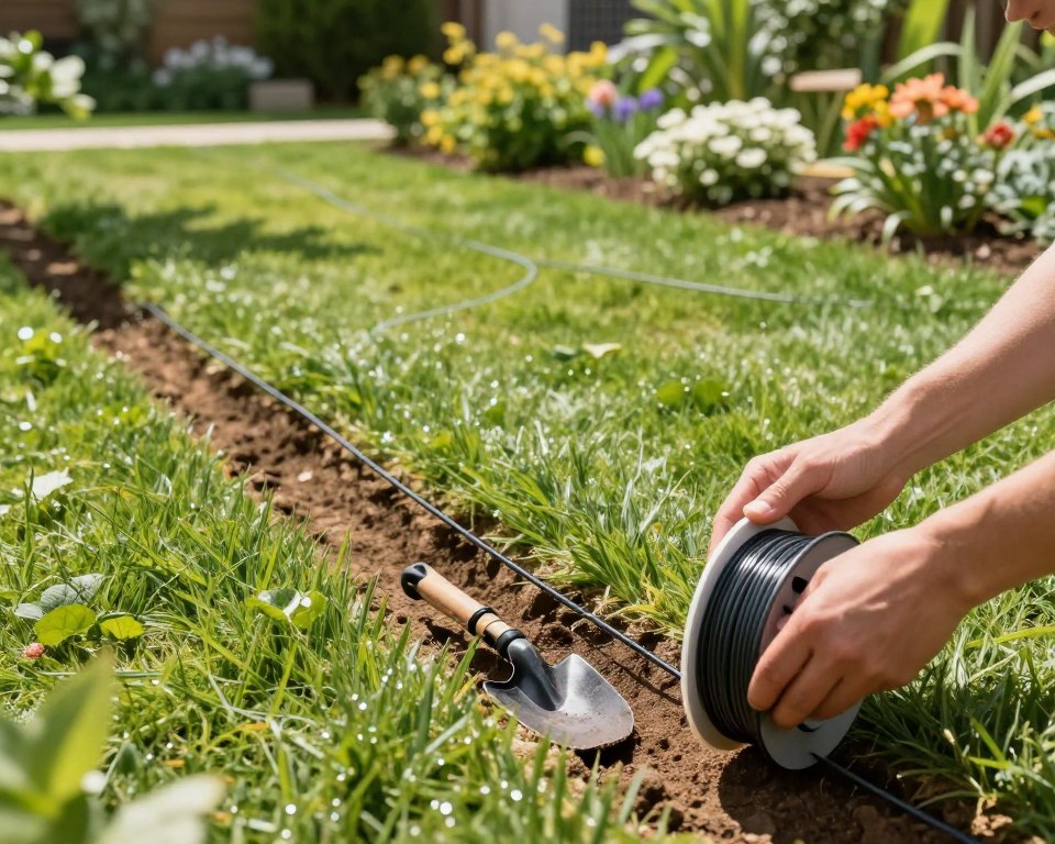 Begrenzungsdraht verlegen Anleitung