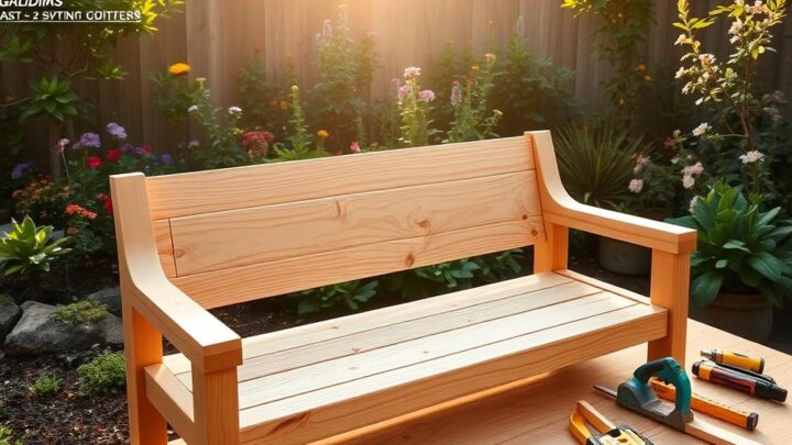 Gartenbank selber bauen: Anleitung für Anfänger