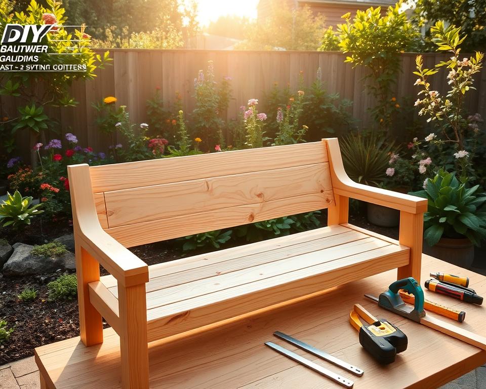 Gartenbank selber bauen: Anleitung für Anfänger