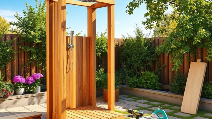 Gartendusche selber bauen: Schritt-für-Schritt