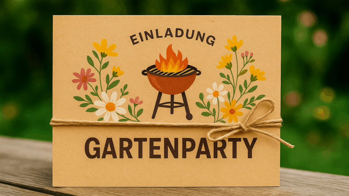 Die perfekte Gartenhaus-Einweihungsparty – Ein ausführlicher Leitfaden inklusive Einladungskarten