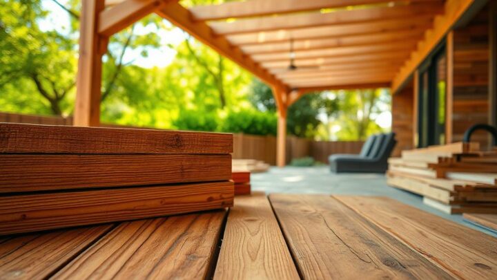 Holz für die Terrassenüberdachung – wie wählt man es aus, worauf sollte man achten?