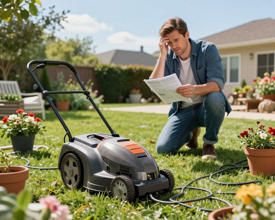 Mähroboter Installationsfehler