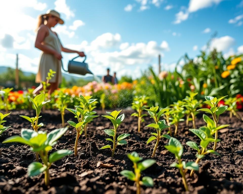 Pflanzung Jungpflanzenpflege Holunder Pflanzung Jungpflanzenpflege Holunder
