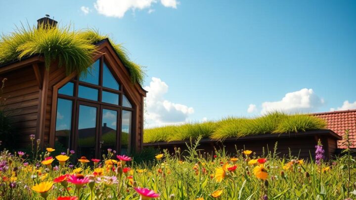 Vorteile einer Dachbegrünung für das Gartenhaus