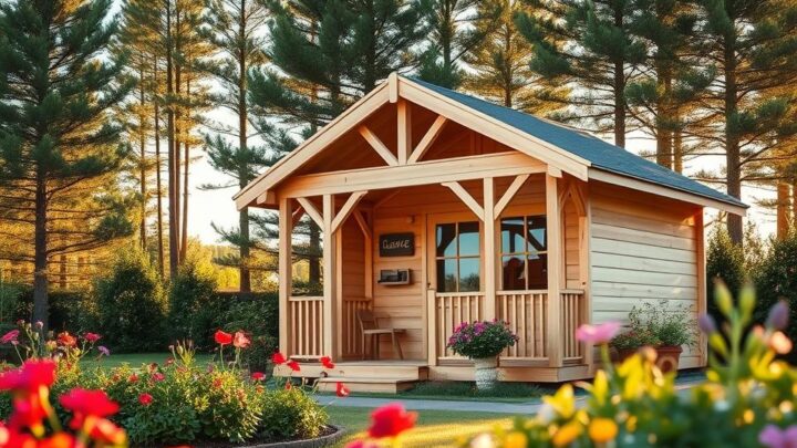 Warum sich Fichtenholz perfekt für Holzgartenhäuser eignet