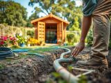 Wasseranschluss Gartenhaus installieren