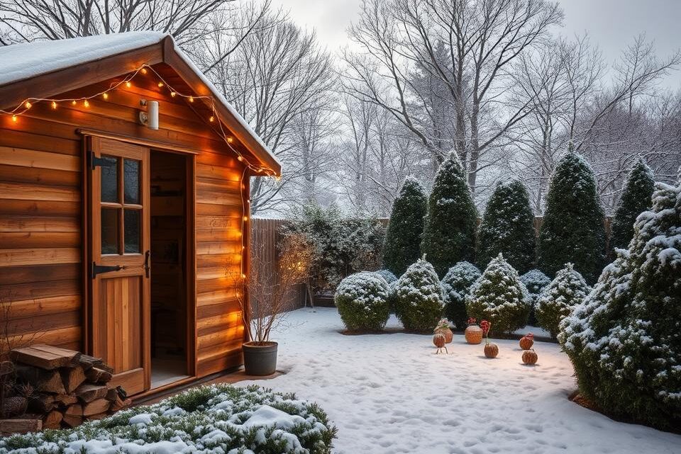 Wie mache ich mein Gartenhaus winterfest in einfachen Schritten?
