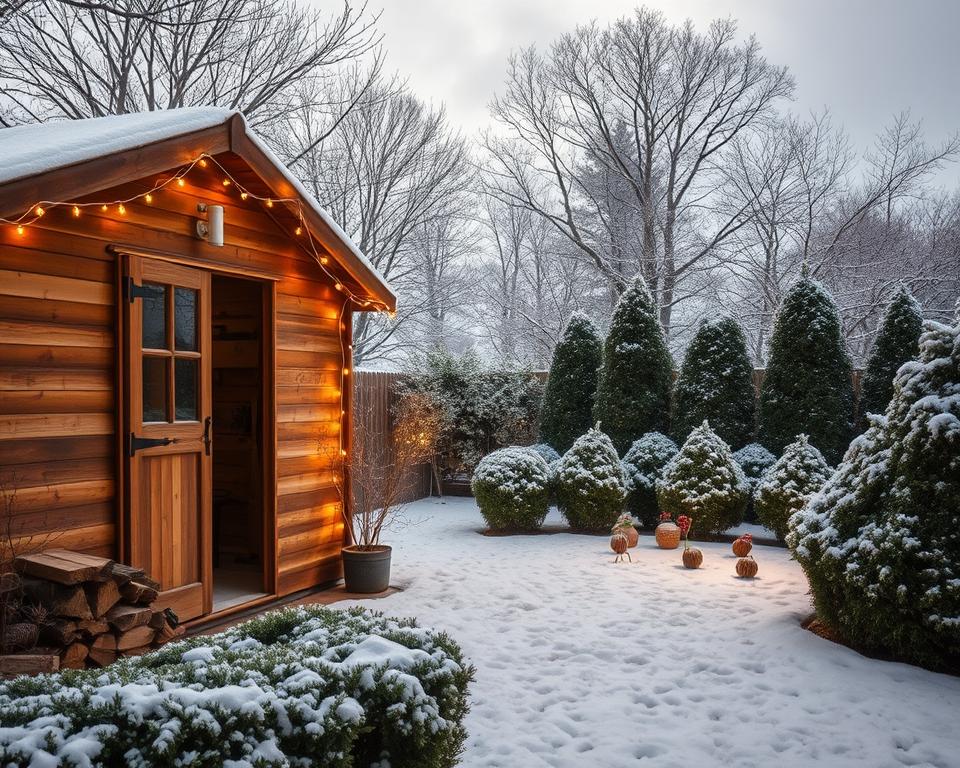 Wie mache ich mein Gartenhaus winterfest in einfachen Schritten?