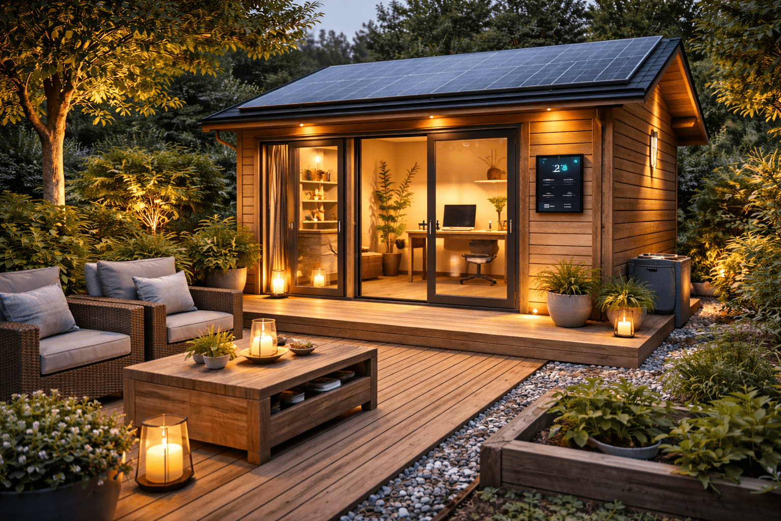 Smarte Gartenhäuser neu gedacht: Funktionalität, Komfort und nachhaltige Nutzung im Außenbereich