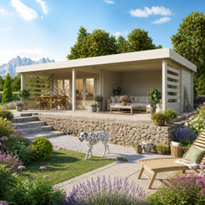 26% weniger ✓ Fichtenhaus | Holz-Gartenhaus | 8 × 5 m | Jonte 44 | Flachdach | 40 m² Unkategorisiert online kaufen