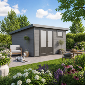 26% weniger ✓ 4 × 3 m | WPC Gartenhaus Style DeLuxe 13,70 m² Unkategorisiert online kaufen