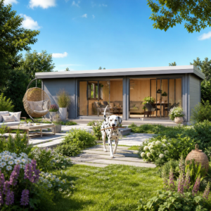 26% weniger ✓ Fichtenhaus | Holz-Gartenhaus | 7 × 5 m | Alu Concept 70 L | mit Schiebetüren | Flachdach | 35 m² Unkategorisiert online kaufen