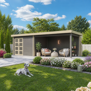 26% weniger ✓ Flachdach | Holz-Gartenhaus | 8 × 4 m | Nelo 44 A + 400 cm Anb | mit Anbau | Pultdach | 32 m² Unkategorisiert online kaufen 26% weniger ✓ Flachdach | Holz-Gartenhaus | 8 × 4 m | Nelo 44 A + 400 cm Anb | mit Anbau | Pultdach | 32 m² Unkategorisiert online kaufen